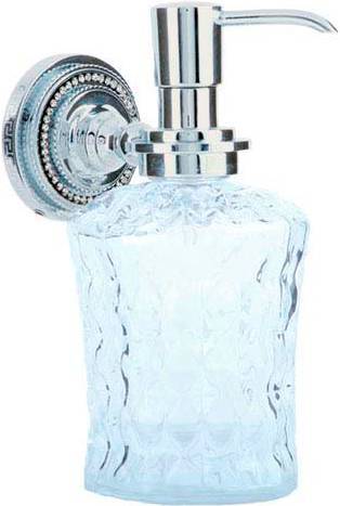 Дозатор для жидкого мыла подвесной Boheme Brillante хром 10447