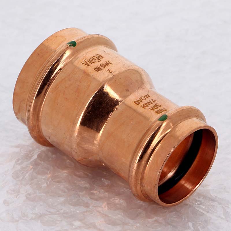 Муфта редукционная пресс медная Viega Profipress 54x42 мм 328276