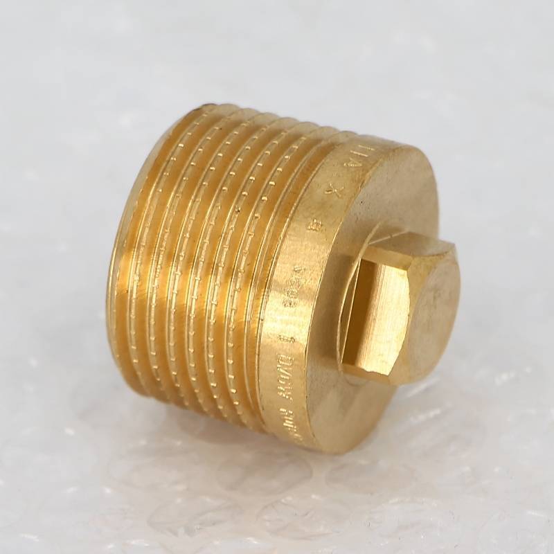 Заглушка бронзовая Viega 1 с квадратом наружная резьба 266622