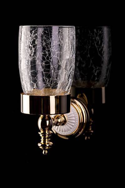 Стакан для зубных щеток Boheme Palazzo подвесной золото 10104