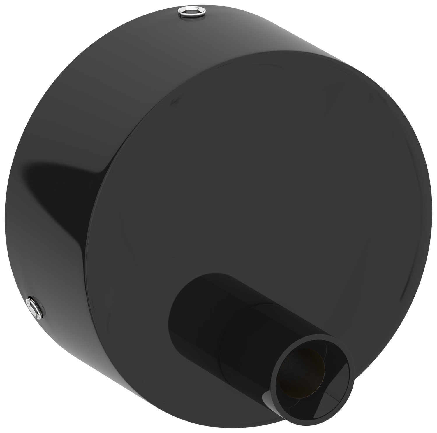 Короб скрытого подключения Стилье для электрических полотенцесушителей d5.7 см черный глянцевый 17100-0500