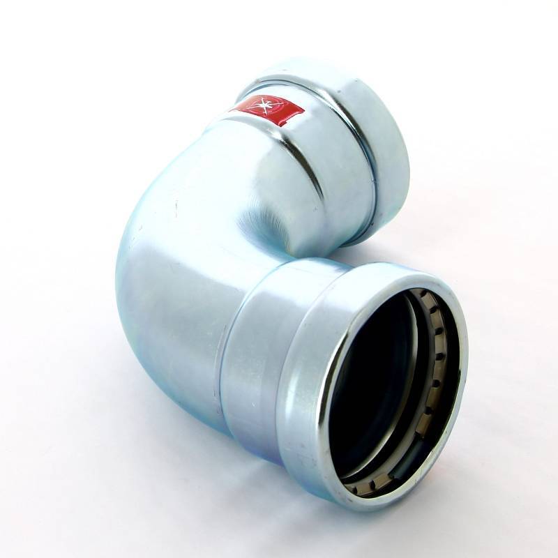 Угол 90° пресс Viega Prestabo XL оцинкованная сталь 64 мм 597573