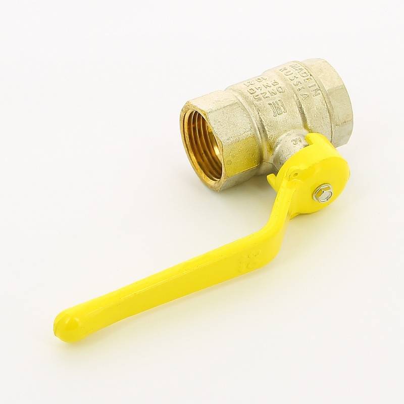 Кран шаровой для газа LD Pride 1 ВВ полнопроходной рычаг 47.351.25