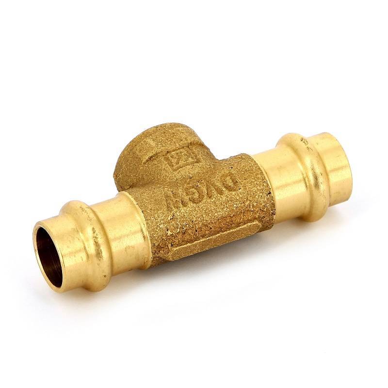 Тройник пресс-В IBP B-Press 15x1/2x15 мм бронза P4130G01504015