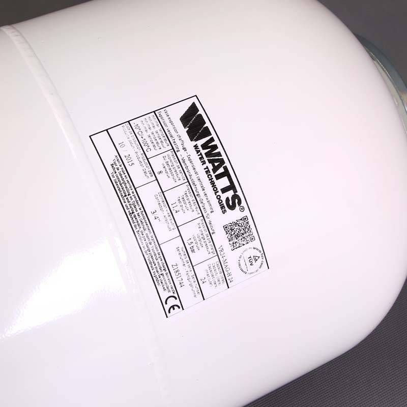 Расширительный бак для отопления Watts MAG-H 24 л 3/4 белый 10017990