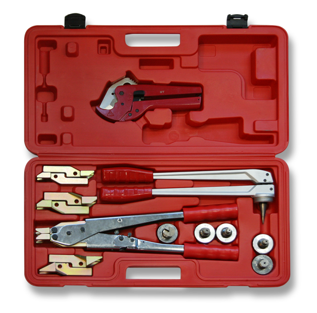Комплект ручного инструмента Royal Thermo для монтажа трубопроводов PEX/PERT 16-32 мм RTE 07.001