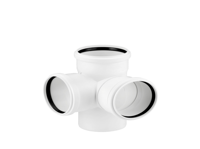 Крестовина двухплоскостная REHAU RAUPIANO PLUS 110x110x110/87° 1124912