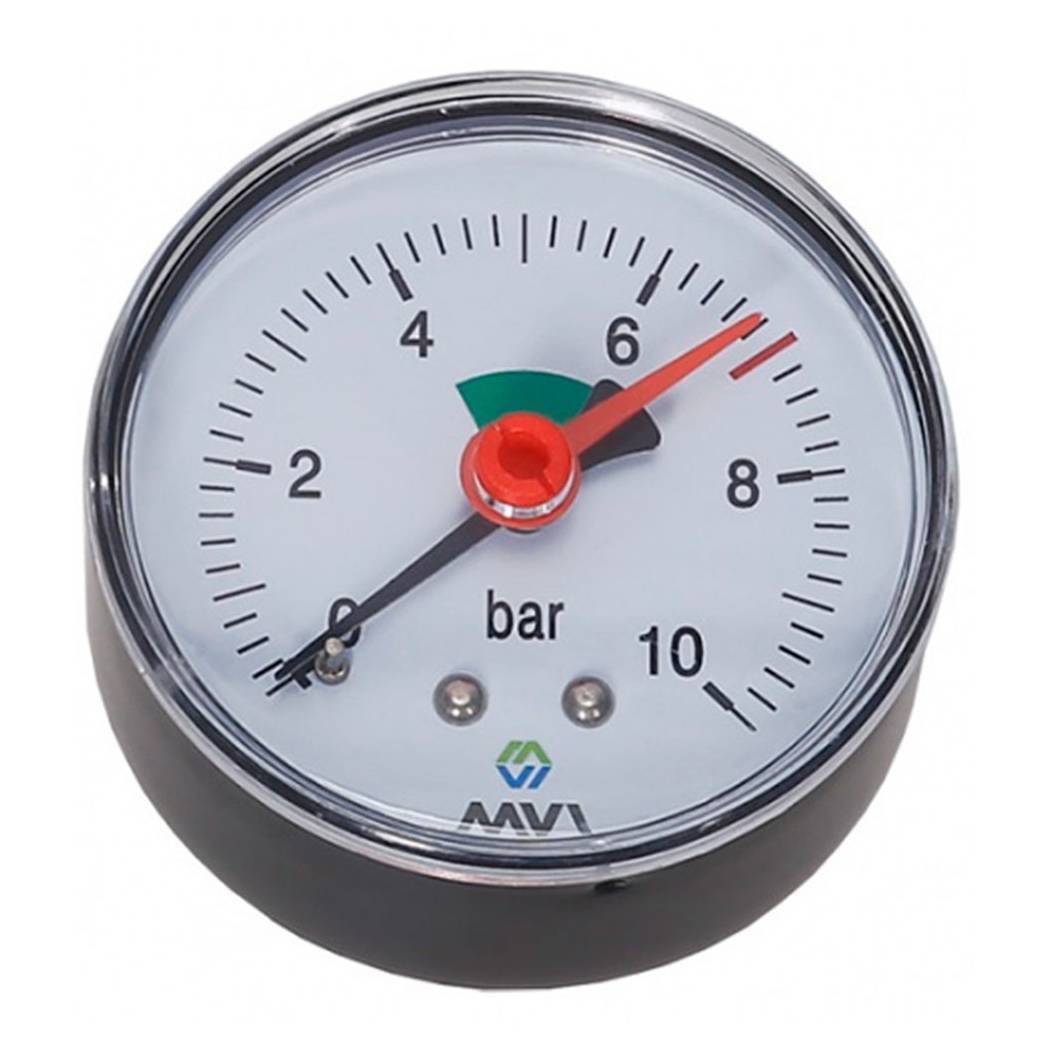 Манометр аксиальный MVI 10 бар 63 мм 1/4 MAN-A-63-10