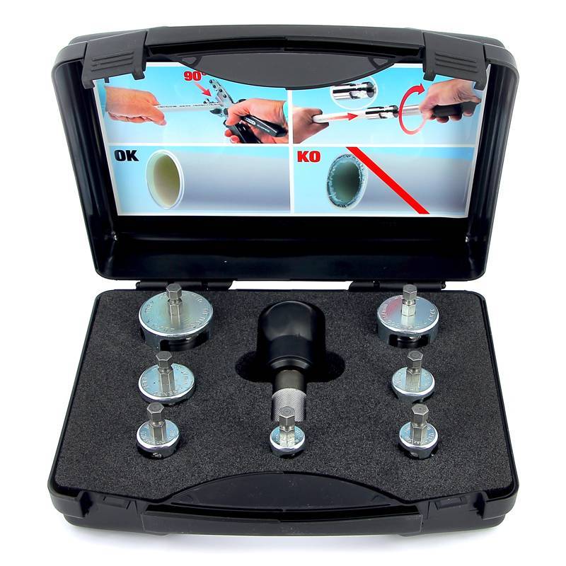 Набор калибраторов RIDGID 16-40 мм с ручкой KS-K и насадками KS-MSET2