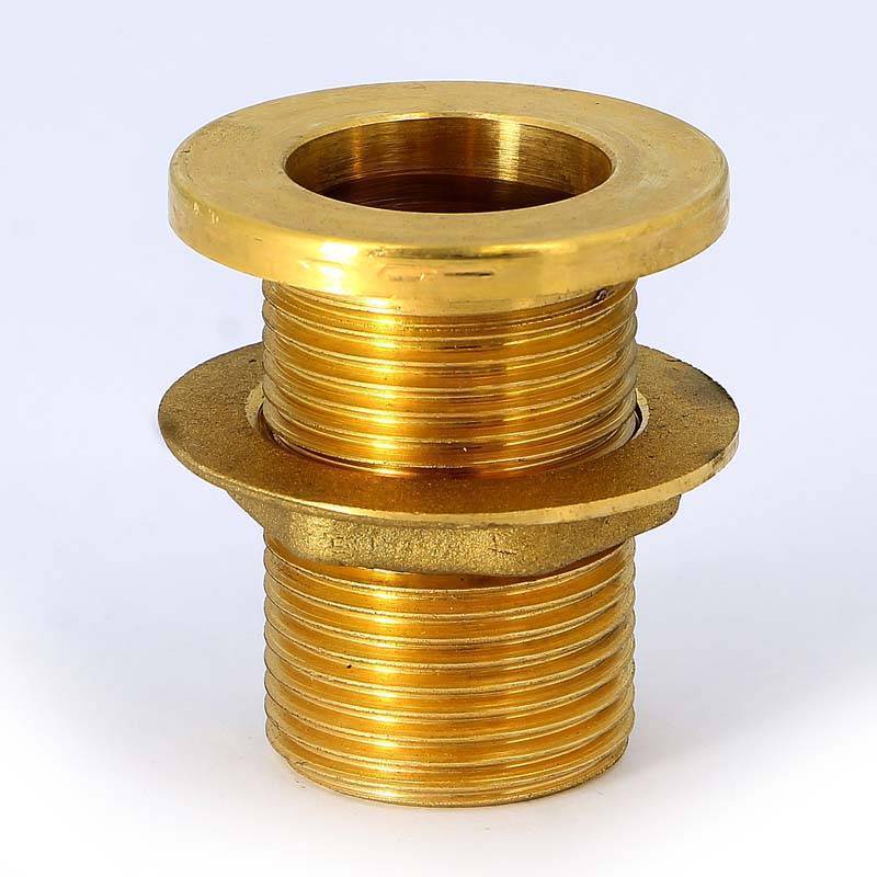 Выпуск резервуарный Tiemme 1 НР с фланцем и контргайкой без заглушки 1500176