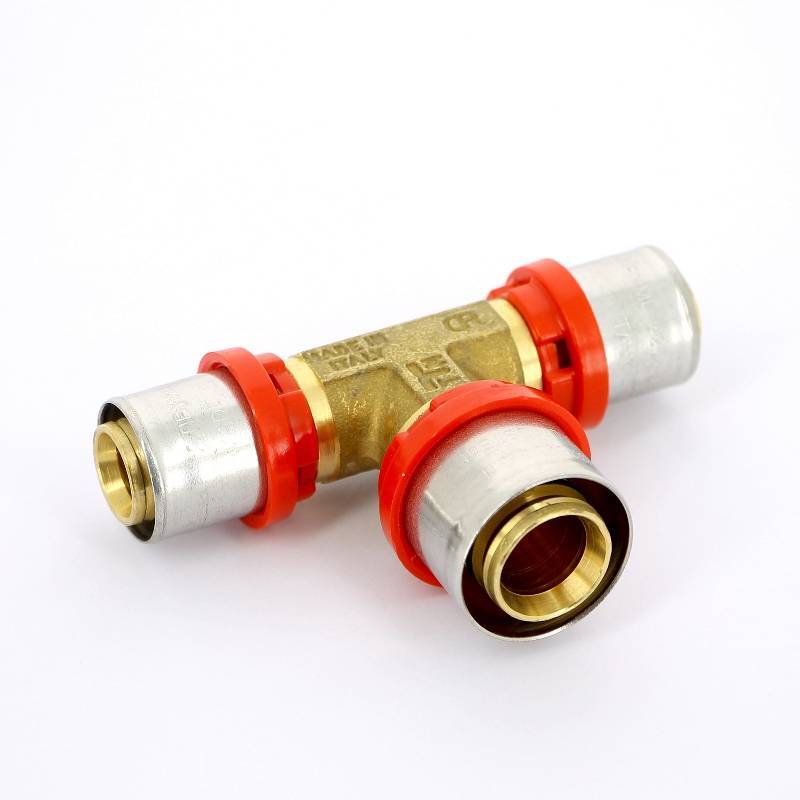 Тройник пресс Tiemme 26х16х16 мм 1650102