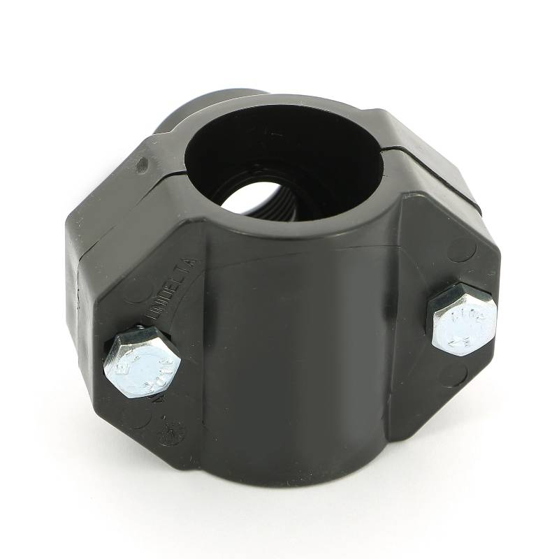 Седловая врезка Unidelta 40х3/4 2 болта для труб ПНД 1019040003