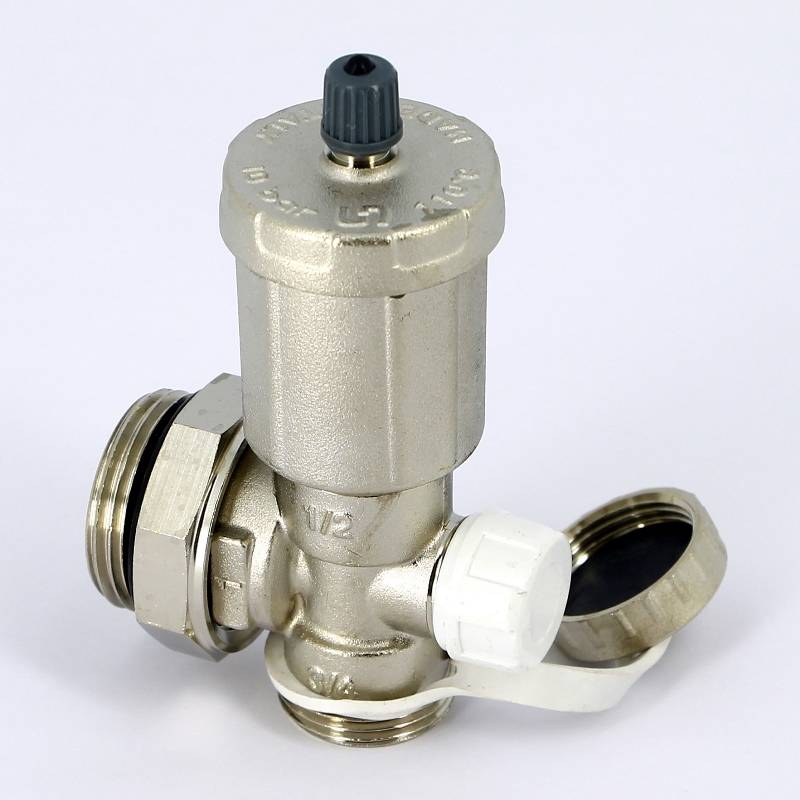 Дренажная группа Uni-Fitt 1 с автоматическим воздухоотводчиком никелированная 460A4000