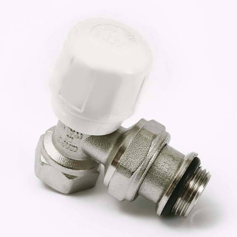 Вентиль ручной Uni-Fitt угловой 1/2 быстрого монтажа никелированный 156N2000