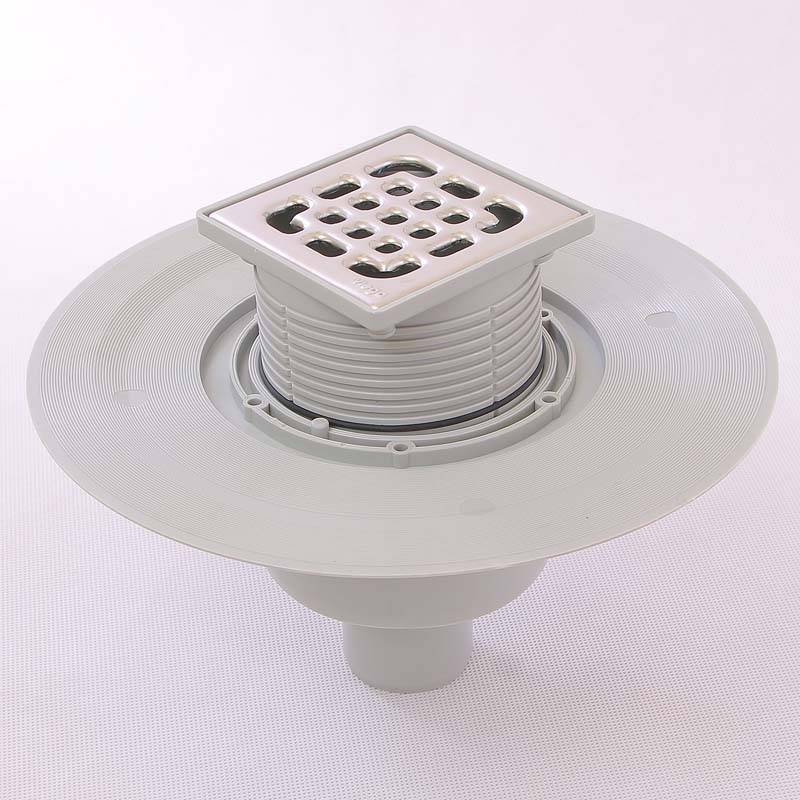 Трап Viega Advantix 100x100 мм вертикальный выпуск 50 мм с вращающейся насадкой 556914