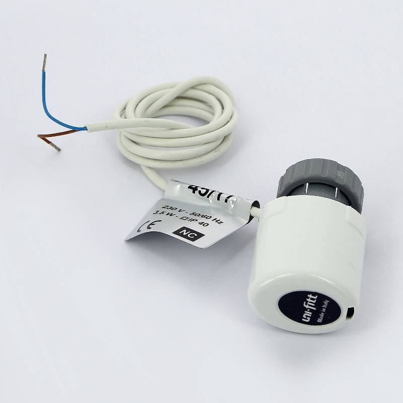 Привод термоэлектрический Uni-Fitt 230 В нормально закрытый NC 465E1000