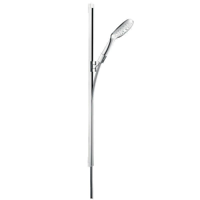 Душевой гарнитур Hansgrohe PuraVida со штангой 90 см белый/хром 27853400