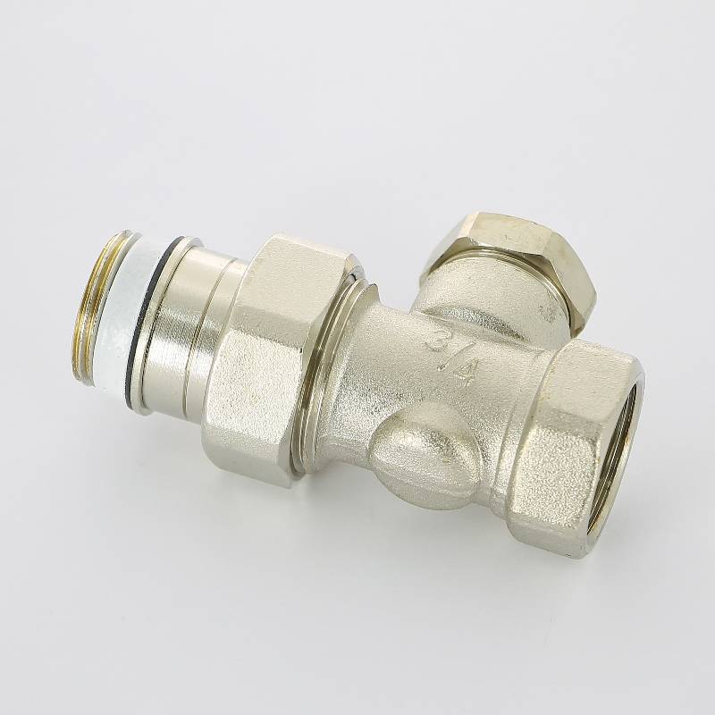 Вентиль обратный Simplex прямой НВ 3/4 никелированный F10379