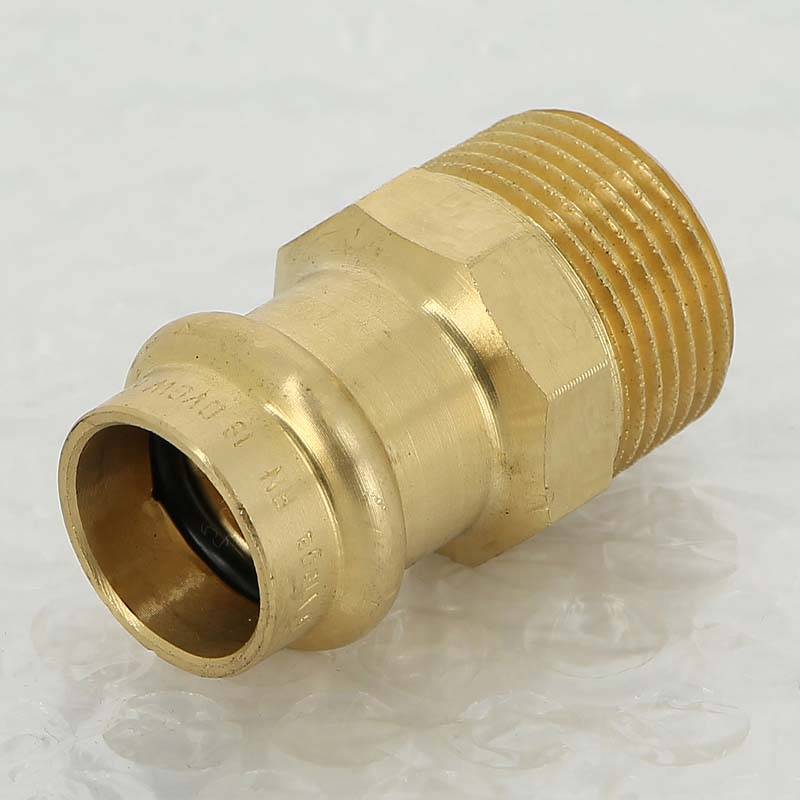 Муфта переходная пресс-Н Viega Sanpress бронза 18x3/4 283230