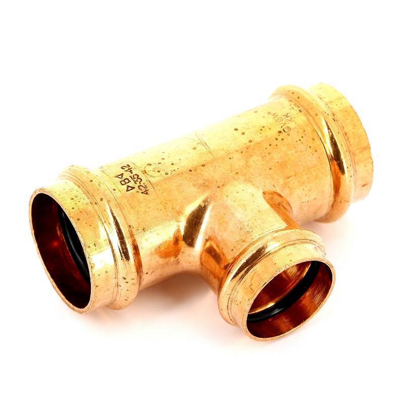 Тройник пресс IBP B Press 42х35х42 мм медь P5130 04235042