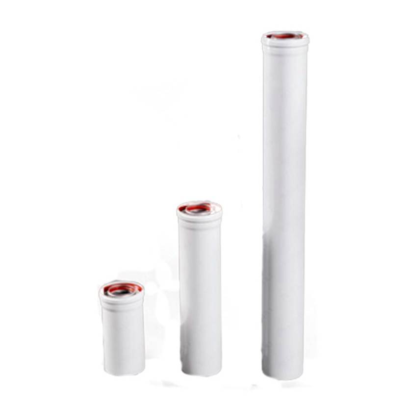 Труба коаксиальная MIZUDO 60/100 мм 500 мм с раструбом 1262092