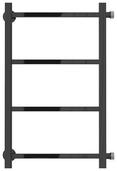 Полотенцесушитель водяной Стилье Версия-КБ 40x60 см черный 17630-6040