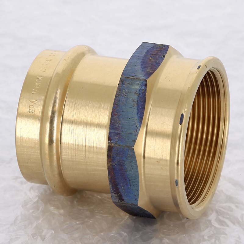 Муфта переходная пресс-В Viega Sanpress бронза 54х2 195304