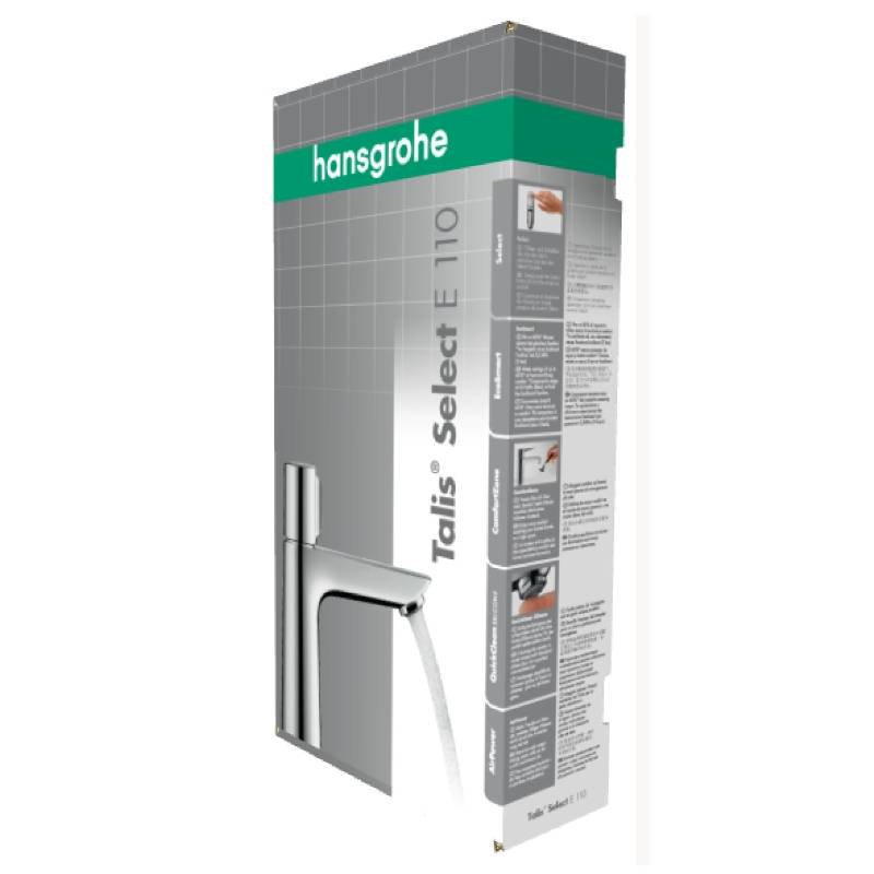 Смеситель для раковины Hansgrohe Talis Select E 110 хром 71750000