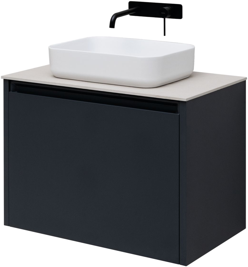 Тумба под раковину Allen Brau Fantasy 80x46x56.8 см антрацит 1.11002.AM