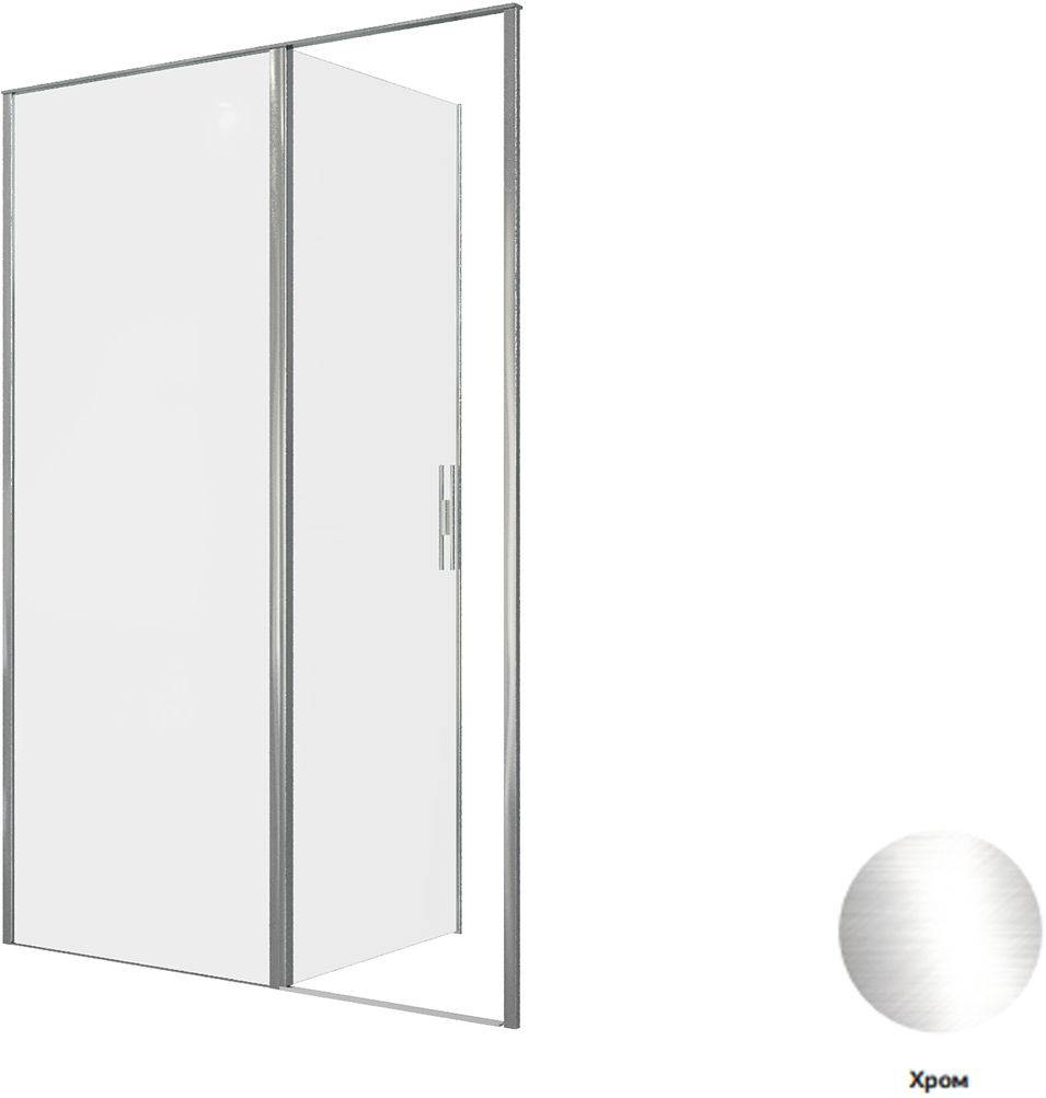 Душевая дверь Allen Brau Priority 140x200 см хром стекло прозрачное 8 мм 3.31034.00