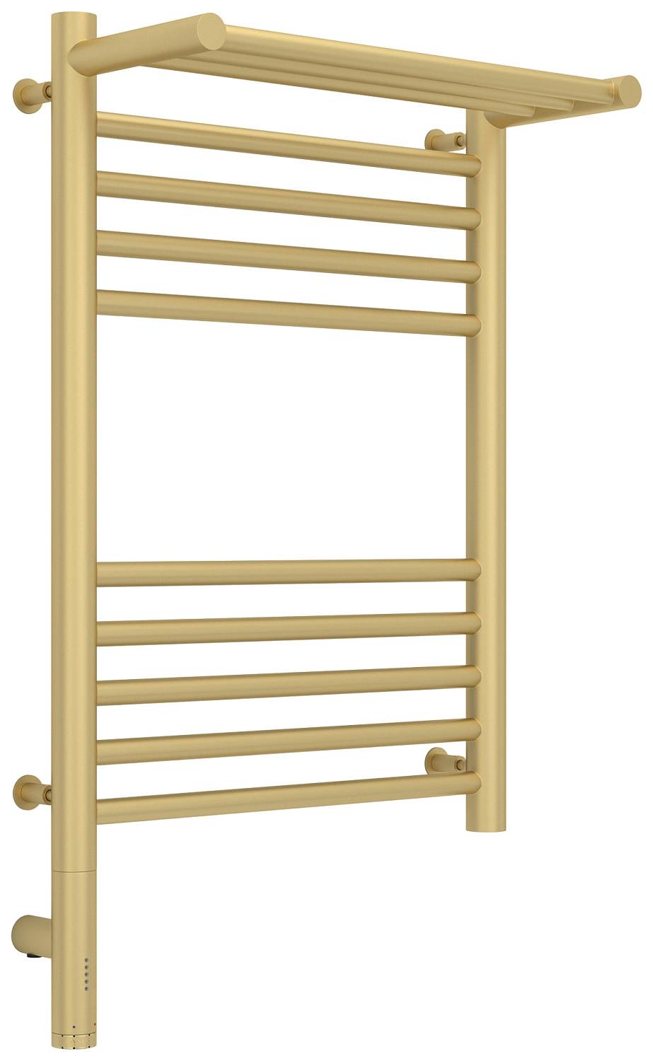 Полотенцесушитель электрический Сунержа Богема 3.0 с 1 полкой 43.2x72.4 см левый матовая шампань 022-5806-6040