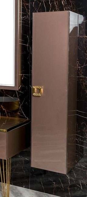 Шкаф-пенал подвесной Armadi Art Lucido 35х40х150 см коричневый 772-PU