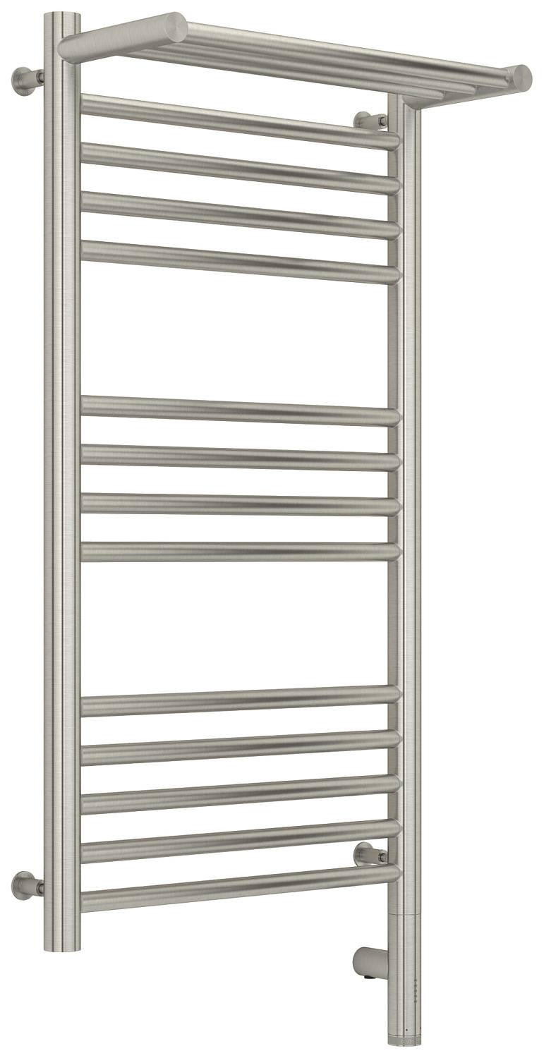 Полотенцесушитель электрический Сунержа Богема 3.0 с 1 полкой 432x924 мм правый сатин 071-5807-8040