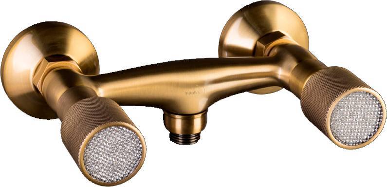 Смеситель для душа Boheme Royal Cristal бронза 314-Royal/CRST