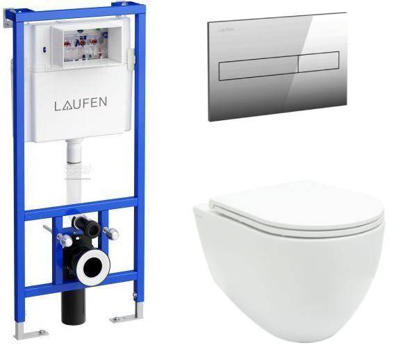 Унитаз подвесной с инсталляцией Allen Brau Reality 36.5x53x40 см белый 00316510