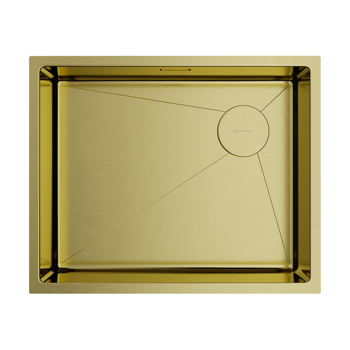 Кухонная мойка OMOIKIRI Taki 54-U/IF Side SF-LG 54x44 см светлое золото 4997092