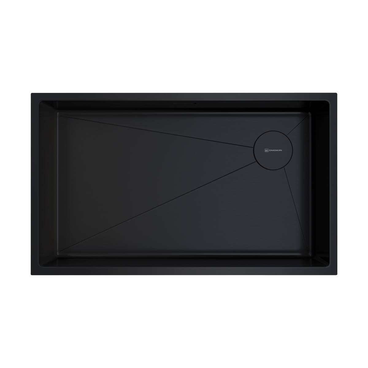 Кухонная мойка OMOIKIRI Taki 74-U/IF Side-GB 74x44 см графит 4993172