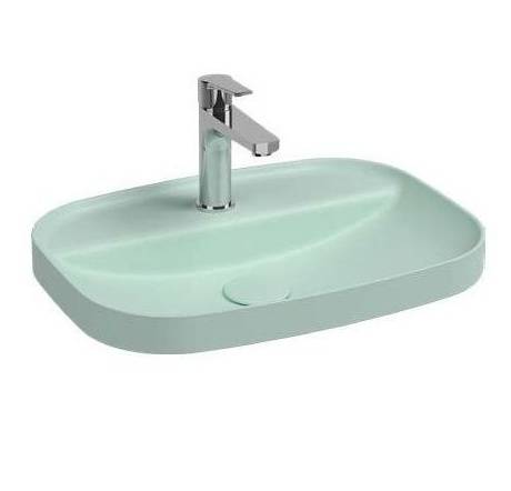 Раковина встраиваемая сверху Allen Brau Fantasy 55х40х11.4 см мятный 4.11034.MT