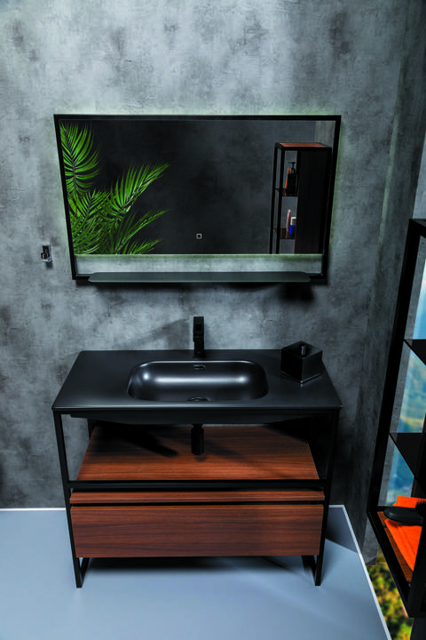 Ящик под консоль Armadi Art Loft 98х48х29 см темное дерево 894-100-D