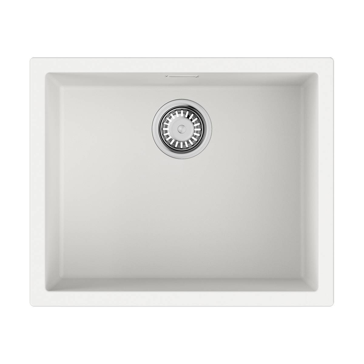 Кухонная мойка Omoikiri Yamakawa 55T-U/I Tetogranit 55,6x45,6 см белый 4993431