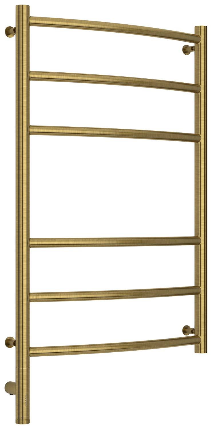 Полотенцесушитель электрический Сунержа Галант 3.0 532x924 мм левый состаренная латунь 051-5800-8050
