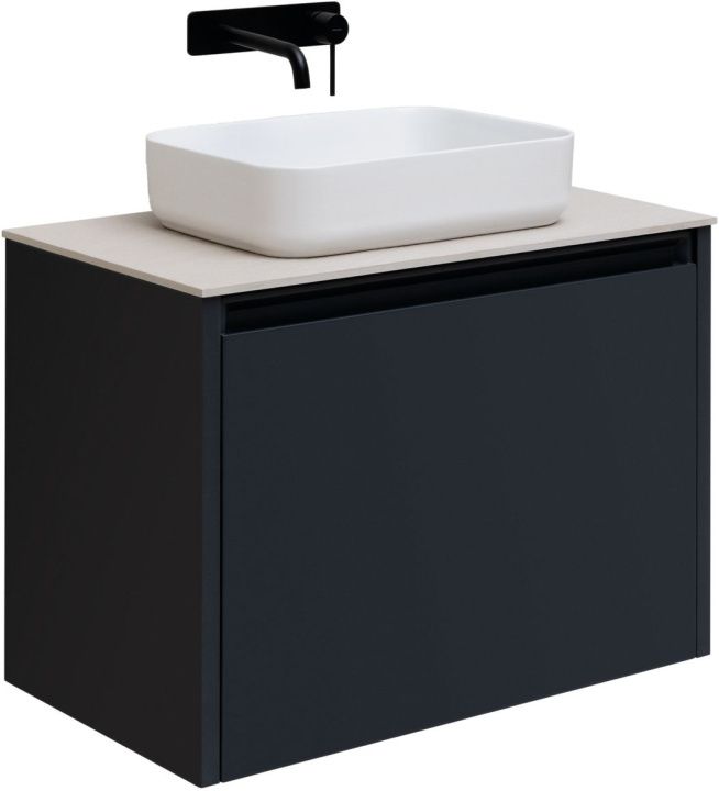 Тумба под раковину Allen Brau Fantasy 80x46x56.8 см антрацит 1.11002.AM