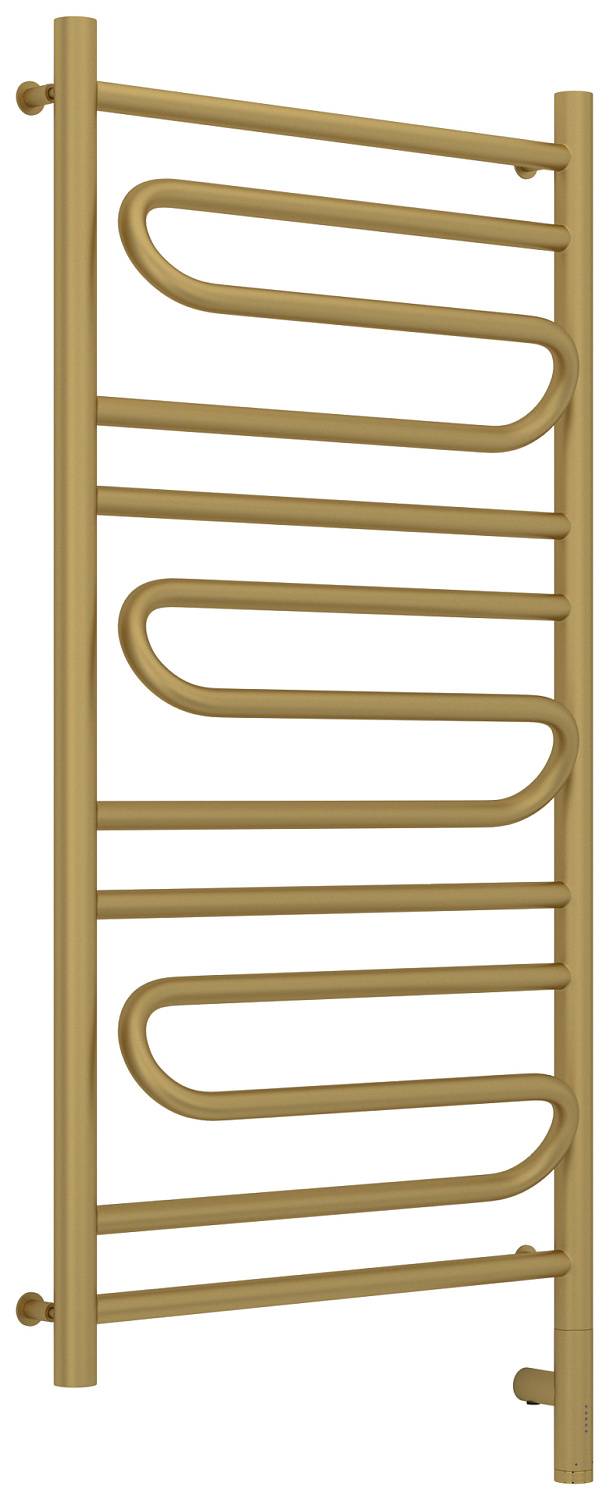 Полотенцесушитель электрический Сунержа Элегия 3.0 532x1124 мм правый матовое золото 032-5819-1050