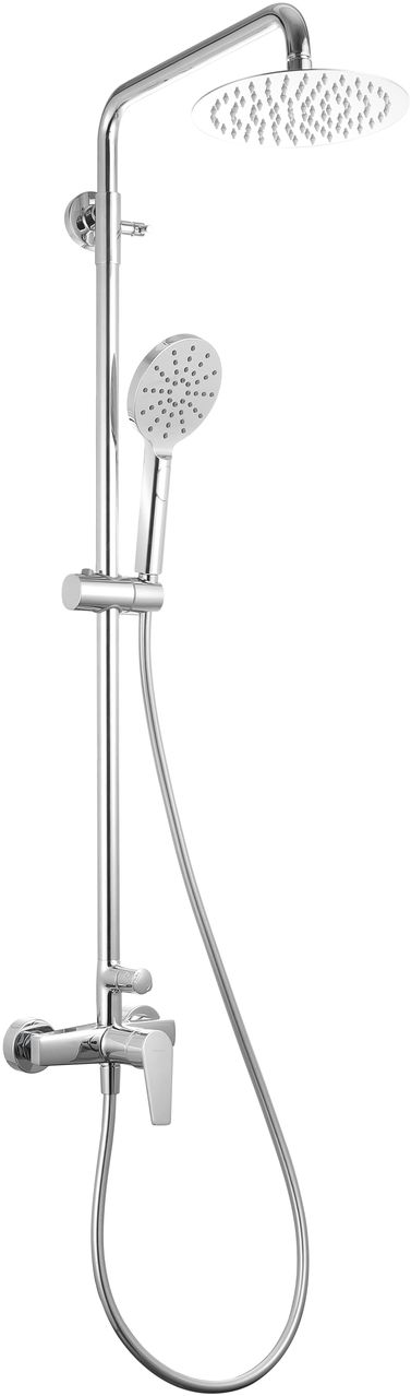 Душевая стойка с верхним душем Allen Brau Eclipse 3 режима 20x45.9x128.1 см хром 5.E1006-00