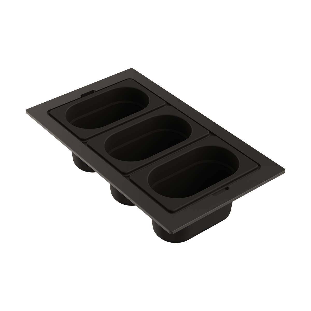 Контейнер Omoikiri DC-04-3-GB нержавеющая сталь графит 4999088