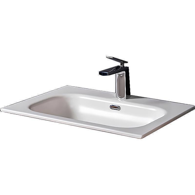 Раковина мебельная Armadi Art Vallessi 61х46х17 см белая 838-060-WG