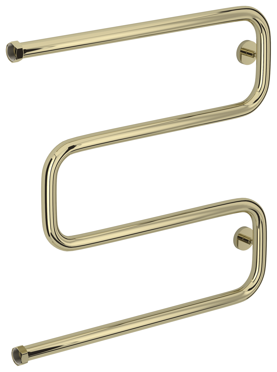 Полотенцесушитель водяной Сунержа Ш-образный 630х628 мм шампань глянцевая 020-4014-6060