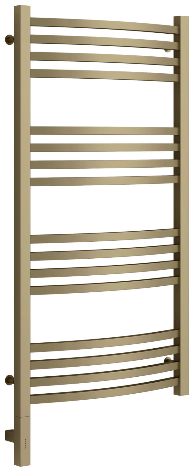 Полотенцесушитель электрический Сунержа Аркус 3.0 53x112 см левое подключение золотой шёлк матовый 32-5704-1050