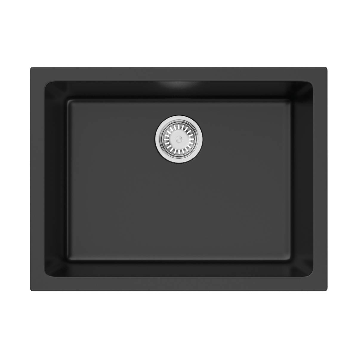 Кухонная мойка Omoikiri Okinoshima 61-U/I-BL Natceramic 61x46 см черный 4997063