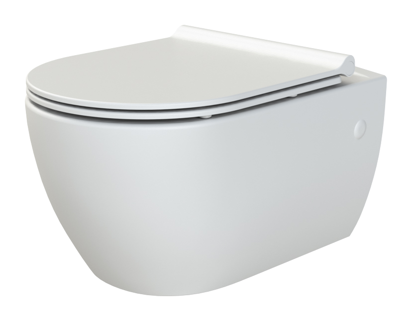 Унитаз подвесной Boheme Bianca без сиденья белый 963-W